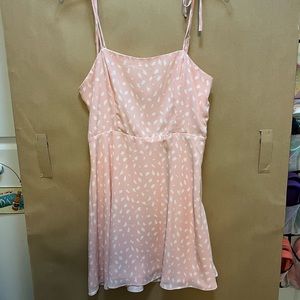 Pink cami summer dress